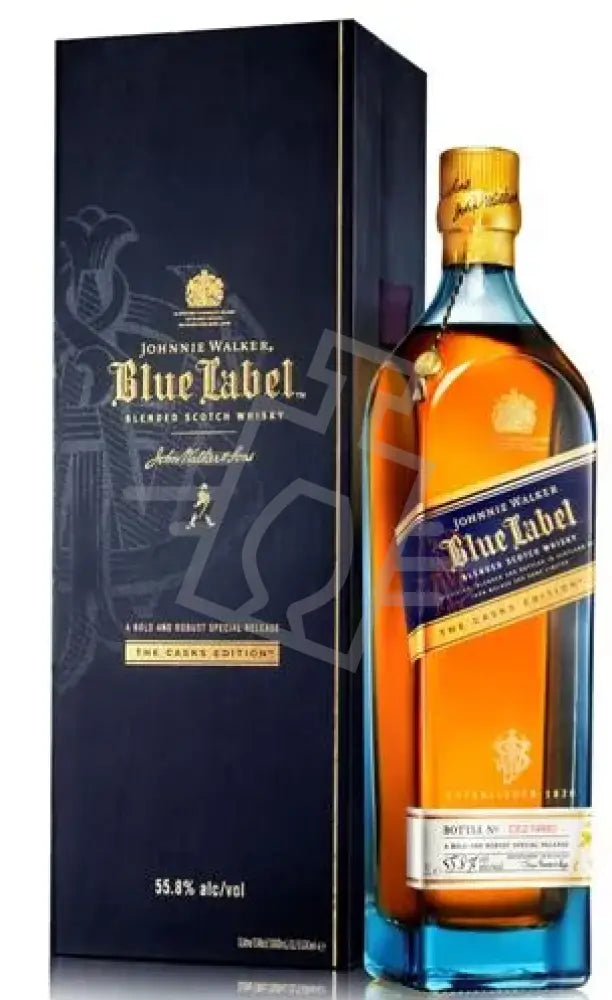 JOHNNIE WALKER Whisky Blue L. 1,0l Cask Edition 55,8% DD.