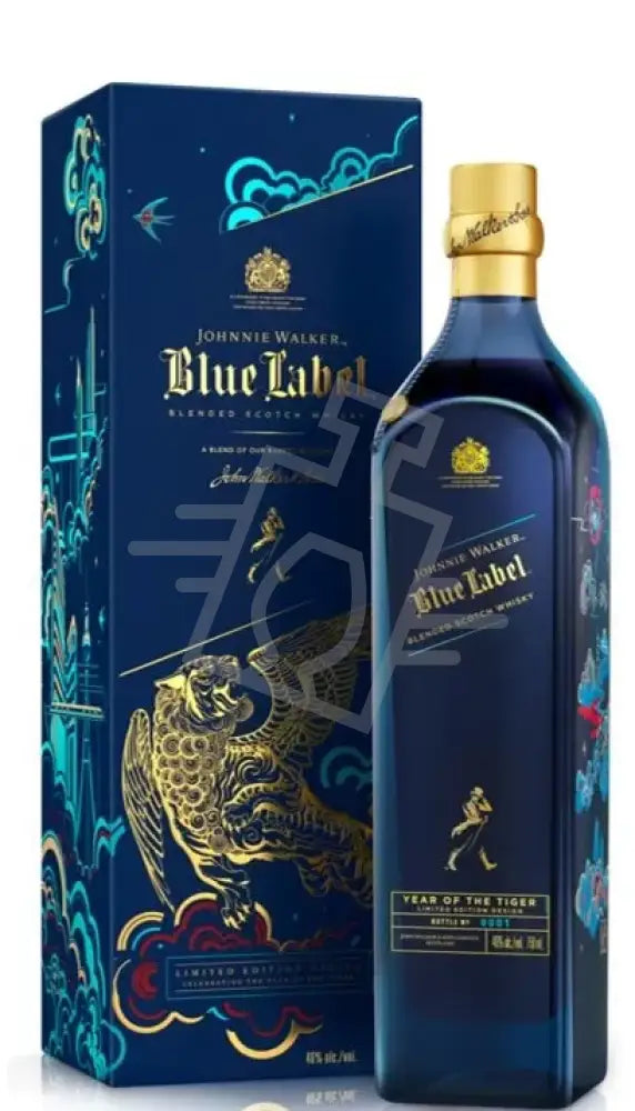 JOHNNIE WALKER Whisky Blue L. 0,7l 40% DD. Year of The Tiger Limited Ed.