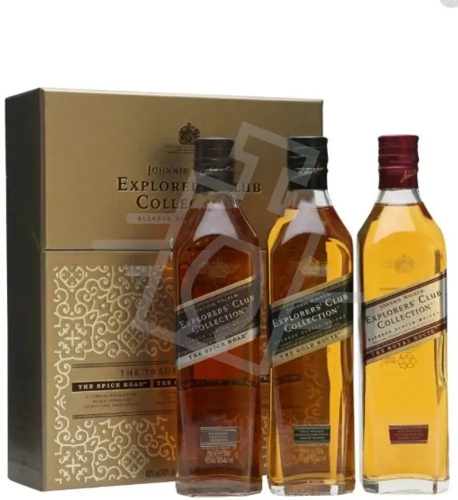 JOHNNIE WALKER Whisky Explorer's Club Coll. 0,2l*3 40% DD.