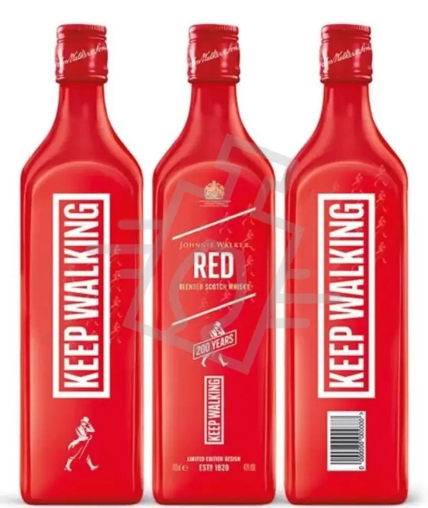 JOHNNIE WALKER Whisky Red L. 0,7l 40% 200 years Limited Edition Design