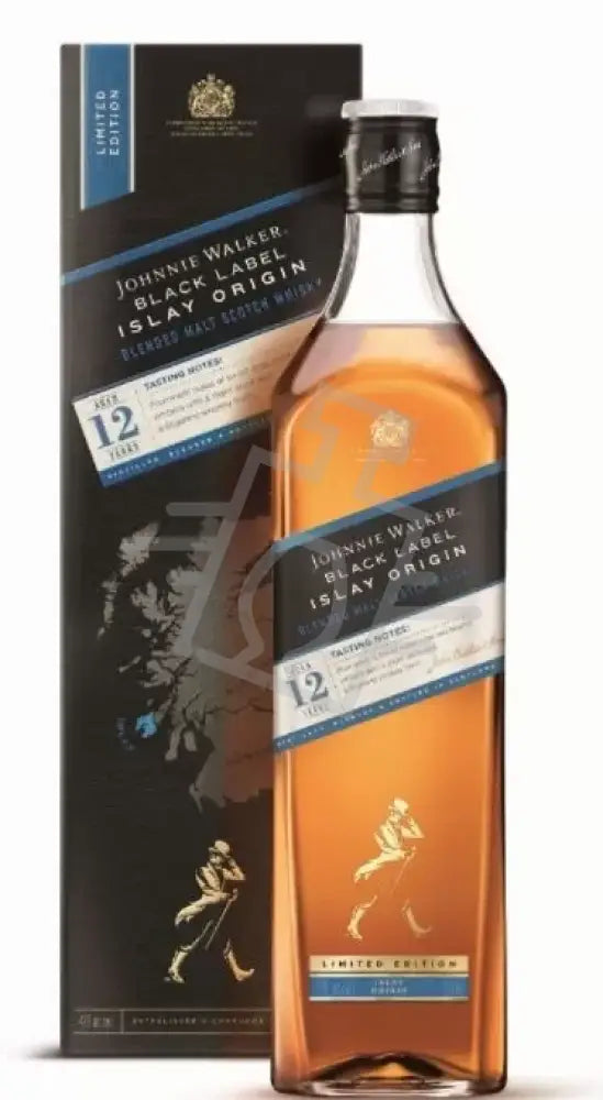 JOHNNIE WALKER Whisky 12y 0,7l Black Label Islay Origin Malt Lim.E. 42% DD