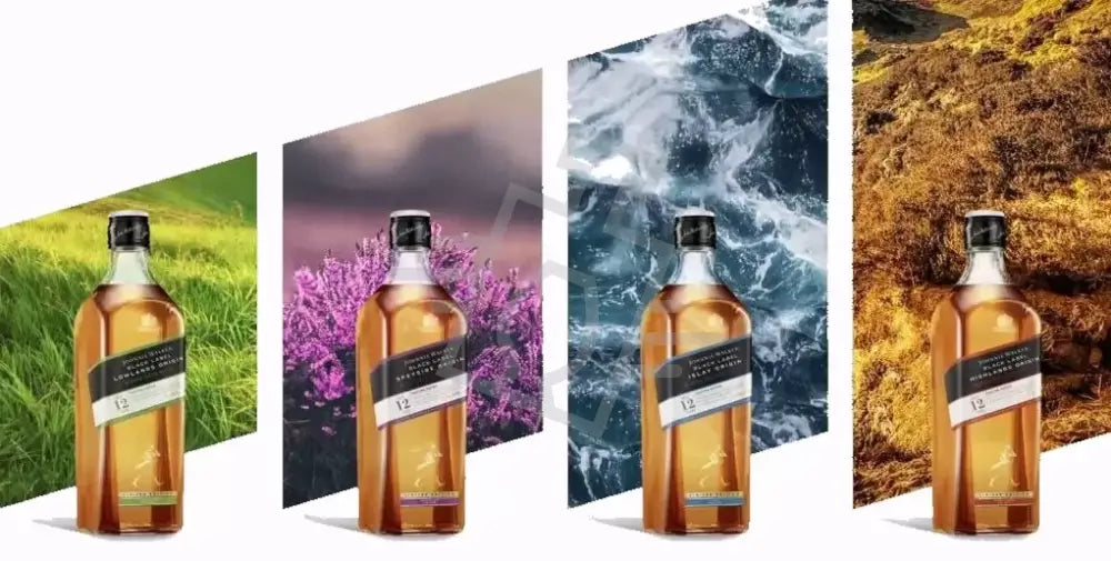 JOHNNIE WALKER Whisky 12y 0,7l Black Label Islay Origin Malt Lim.E. 42% DD