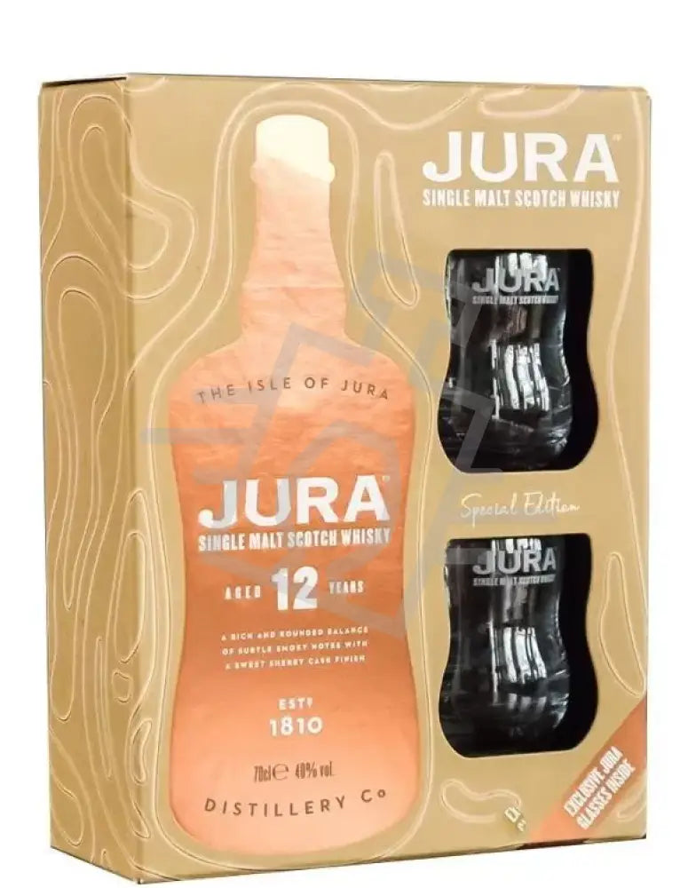 JURA Whisky 12y 0,7l Special Edition 40% DD. + 2 pohár