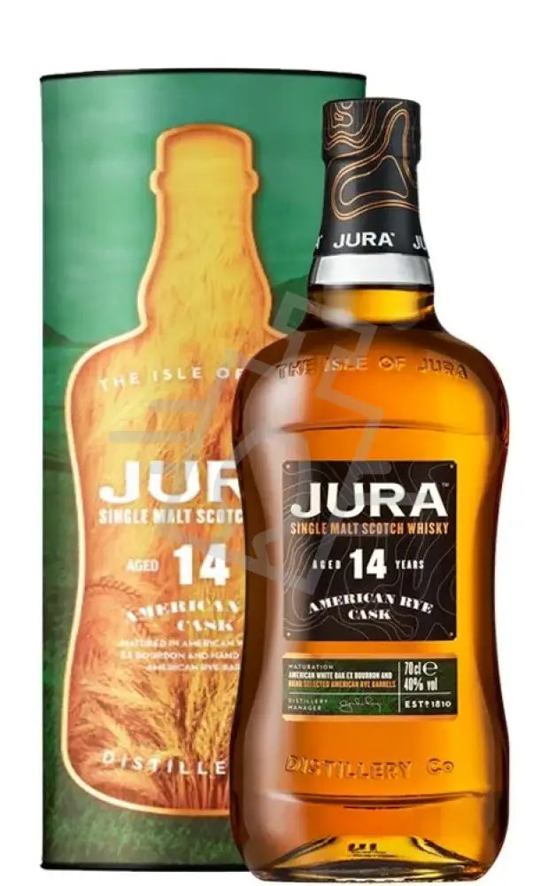 JURA Whisky 14y 0,7l American Rye Cask Single Malt Scotch 40% DD.