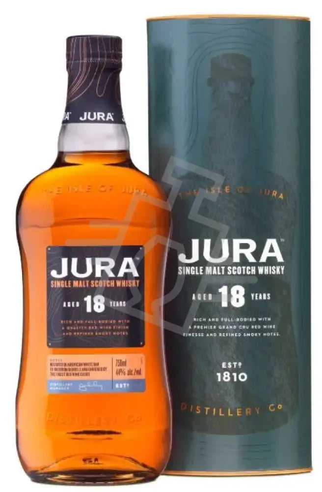 JURA Whisky 18y 0,7l Single Malt Scotch 44% DD.