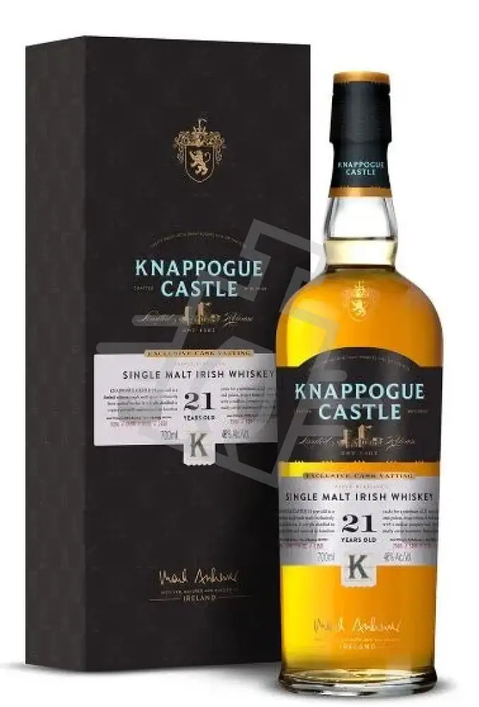 KNAPPOGUE CASTLE Whisky 21y 0,7l Exclusive Cask Vatted S.M.Irish 46% DD.