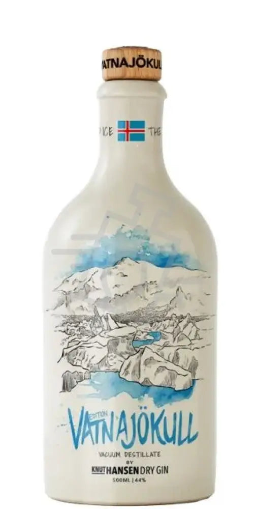 KNUT HANSEN Gin 0,5l Vatnajökull Edition 2023. kerámia palackban 44%