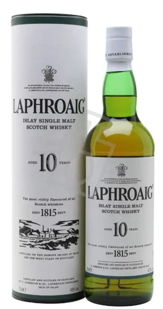LAPHROAIG Whisky 10y 0,7l Islay Single Malt Scotch 40% DD.