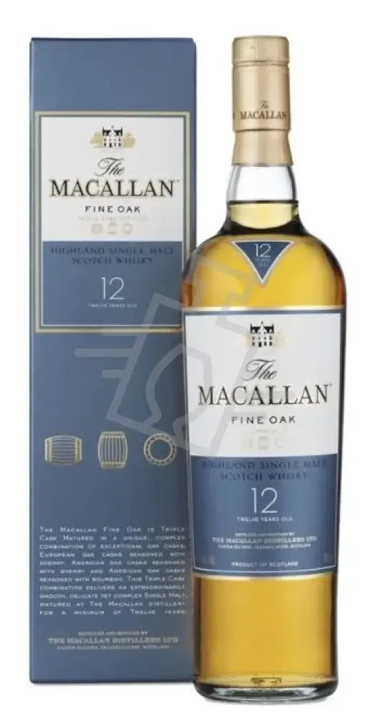 MACALLAN Whisky 12y 0,7l Fine Oak Triple Cask Matured 40% DD.