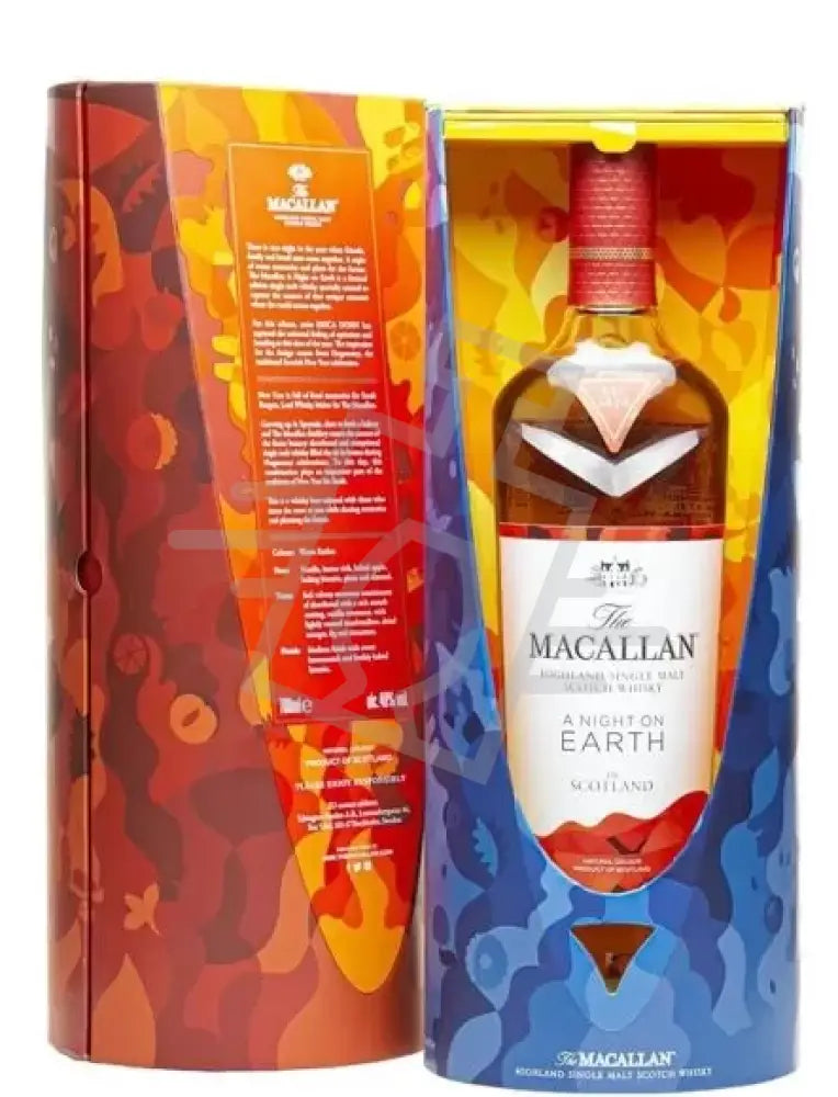 MACALLAN Whisky 0,7l A Night on Earth in Scotland Highland S.M.S 40% DD.