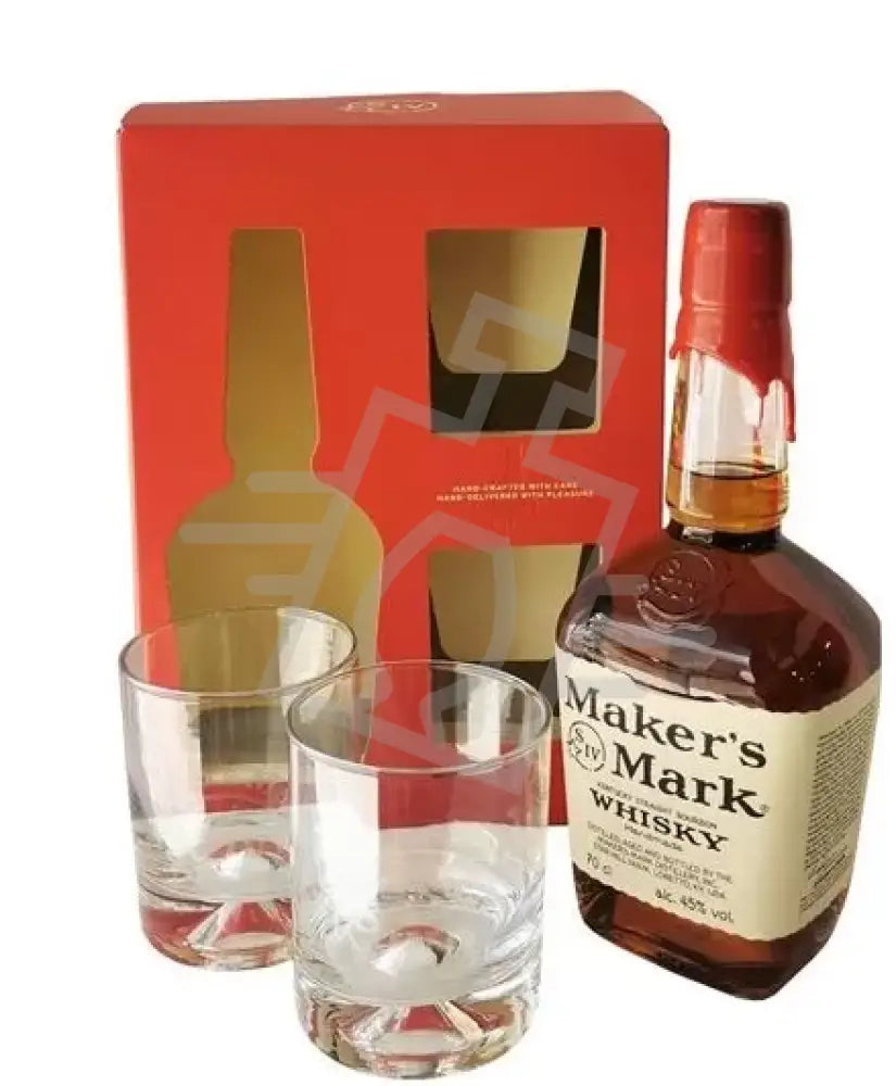 MAKER'S MARK Whisky 0,7l 45% DD. + 2 pohár