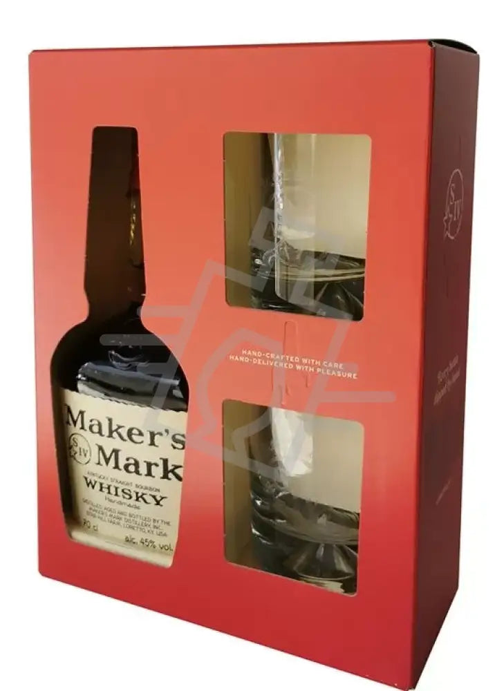 MAKER'S MARK Whisky 0,7l 45% DD. + 2 pohár