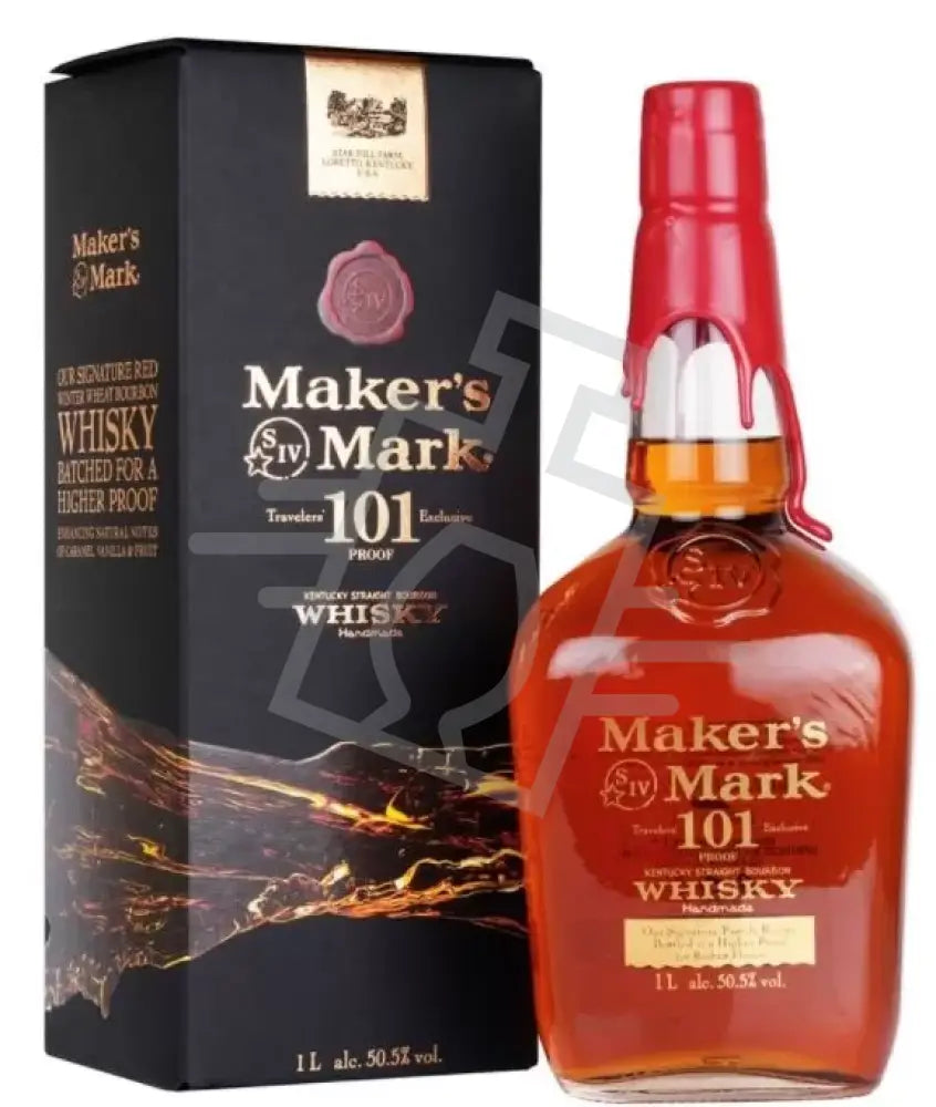 MAKER'S MARK Whisky 1,0l 101 Proof Traveler's Exclusive Bourbon 50,5% DD.