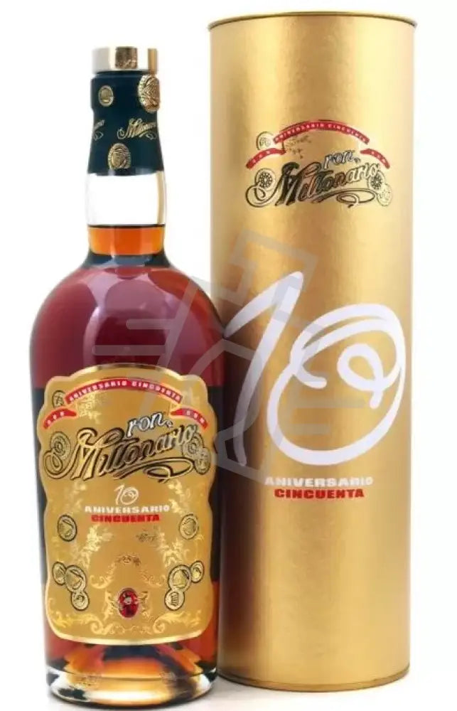 RON MILLONARIO Rum 10y 0,7l Aniversario Cincuenta 50% DD.