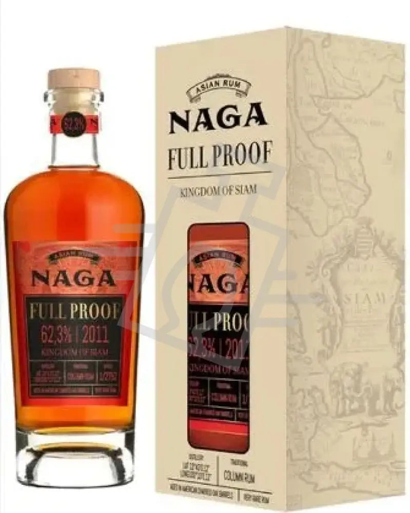 NAGA Rum 0,7l Full Proof Kingdom of Siam Limited Edition 2011 62,3% DD.