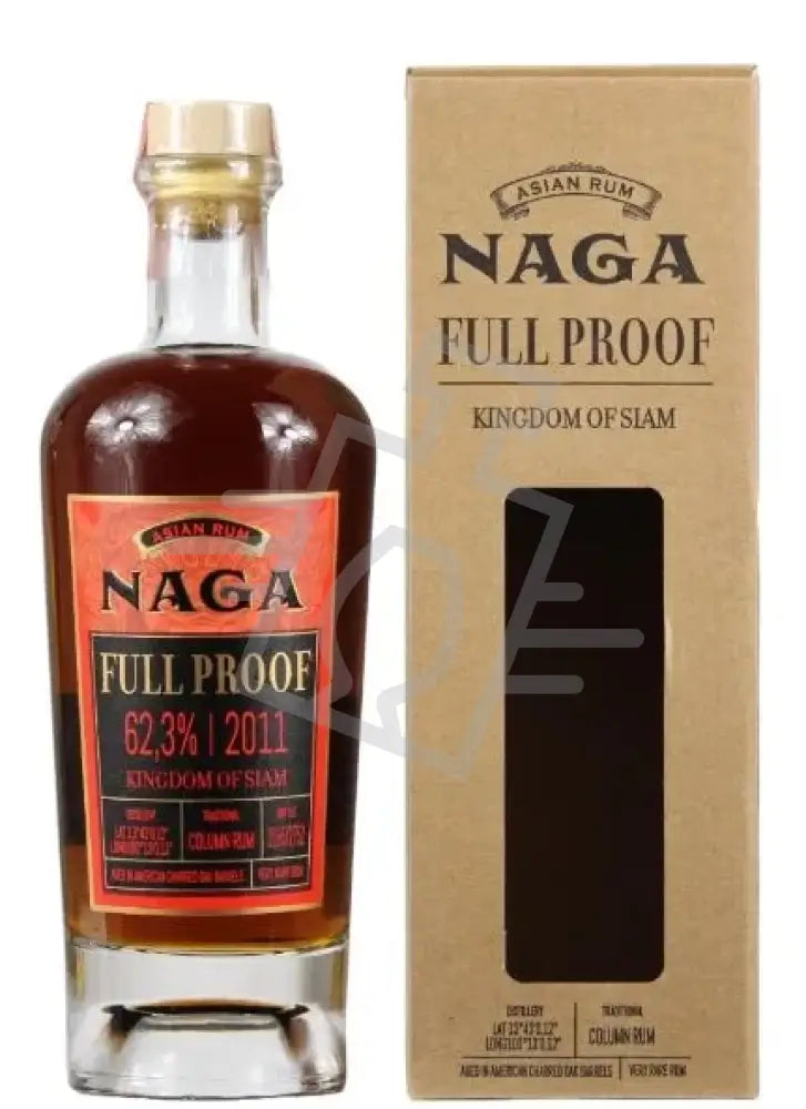 NAGA Rum 0,7l Full Proof Kingdom of Siam Limited Edition 2011 62,3% DD.
