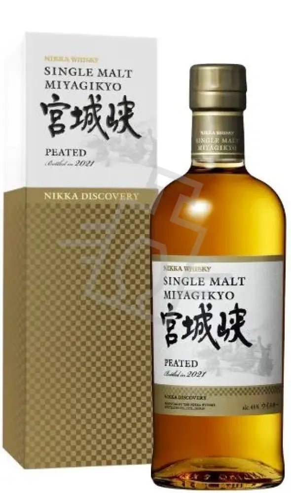 NIKKA Whisky Miyagikyo 0,7l Discovery Peated Bottled in 2021. 48% DD.