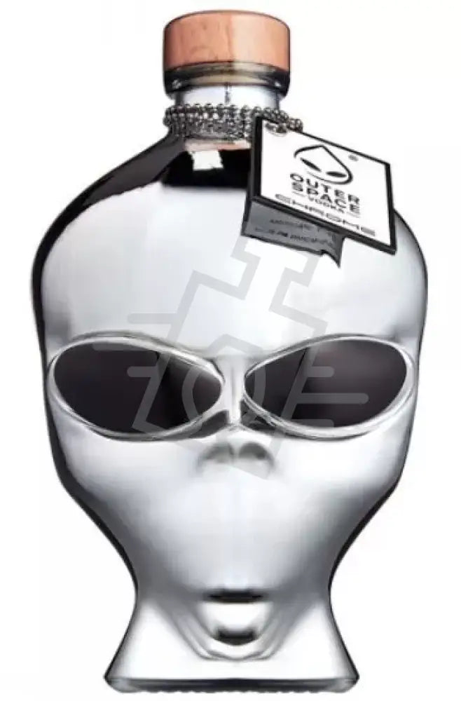 OUTERSPACE ALIEN HEAD Vodka 0,7l 40% Chrome Edition