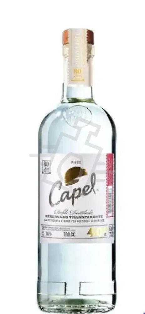 PISCO CAPEL 0,7l Doble Destilado Reservado Transparente 40%