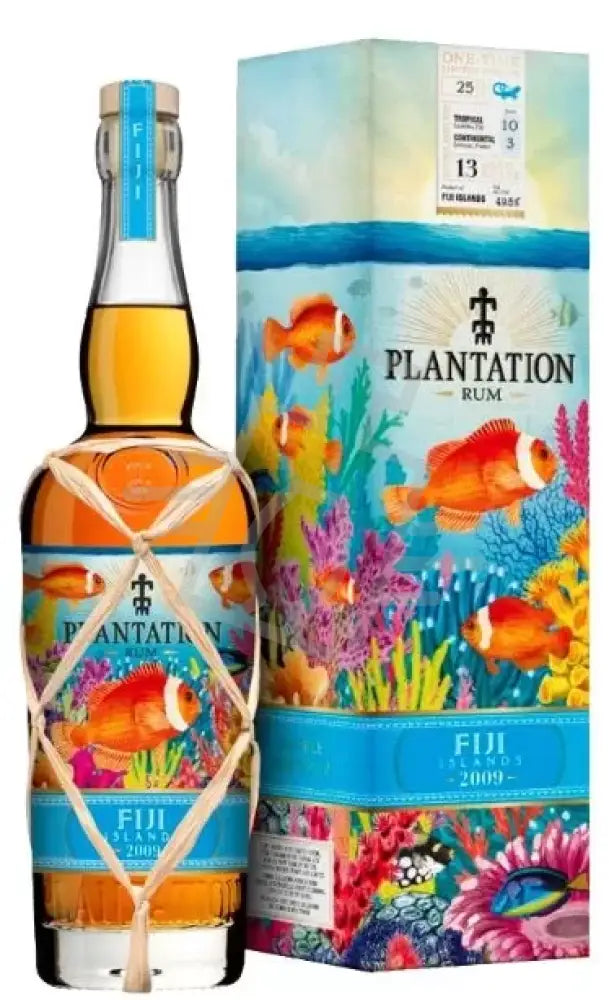PLANTATION Rum One Time 13y 0,7l Lim.Edition Fiji Islands 2009. 49,5% DD.