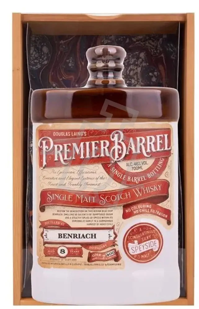 PREMIER BARREL Whisky 8y 0,7l Benriach Single Malt Scotch 46% FADD.
