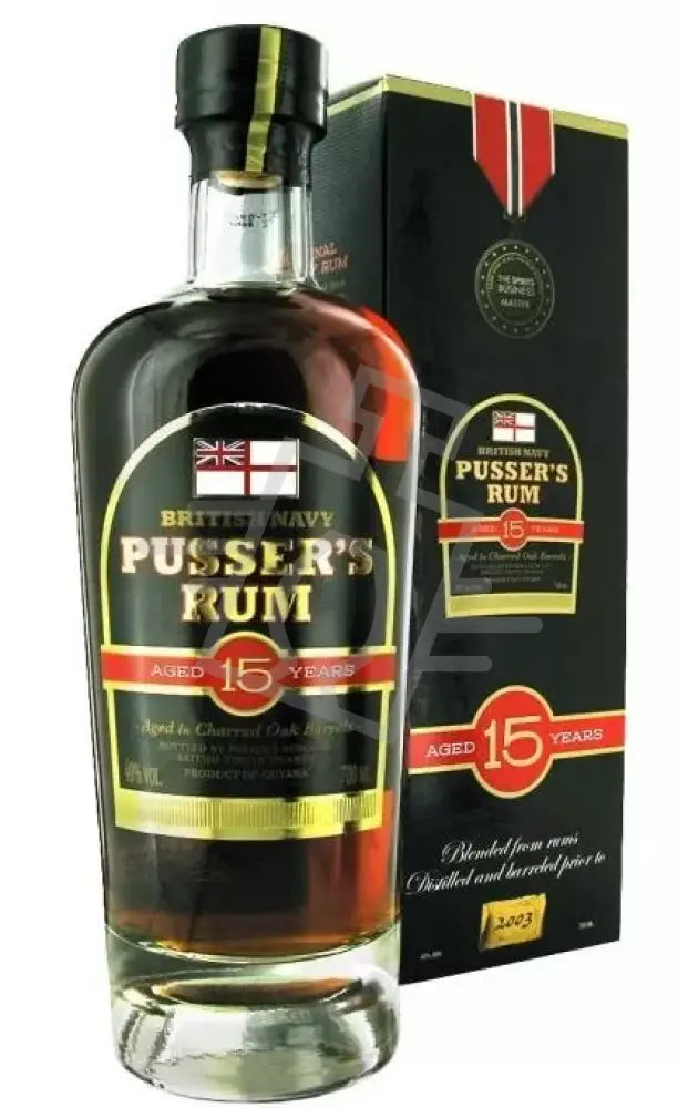 PUSSER'S Rum 15y 0,7l British Navy 40% DD.