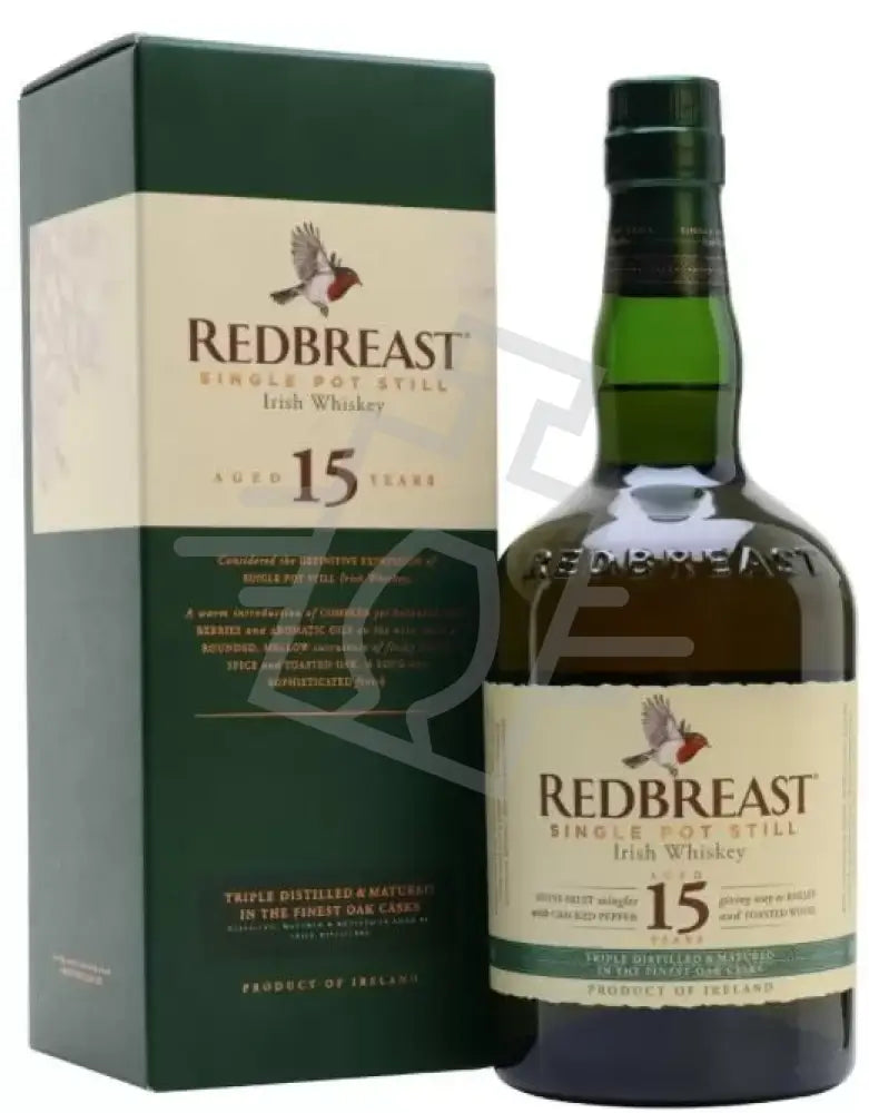 REDBREAST Whisky 15y 0,7l Single Pot Still Irish 46% DD.