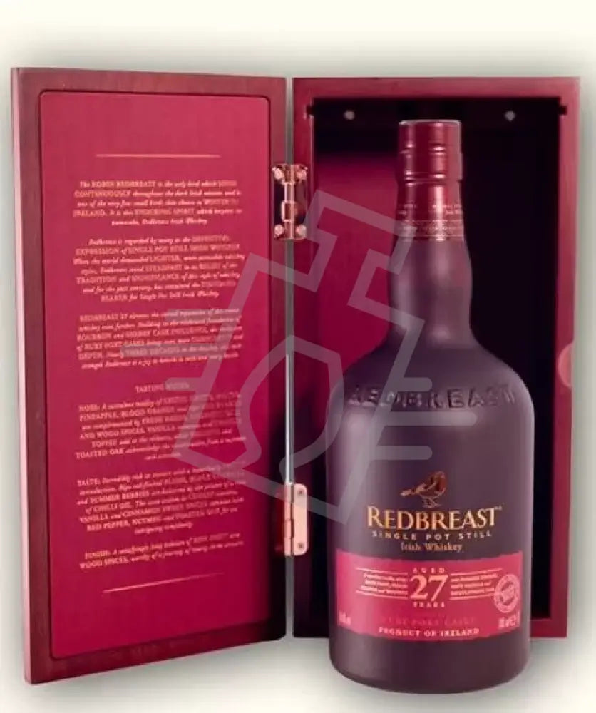 REDBREAST Whisky 27y 0,7l Single Pot Still Irish Batch 2. 53,5% FADD.