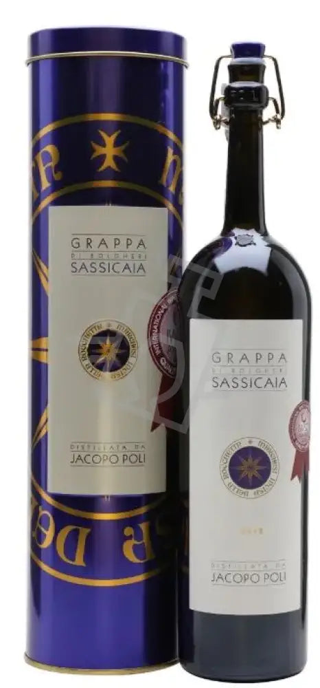 GRAPPA 0,5l Sassicaia 40% FÉMDD.