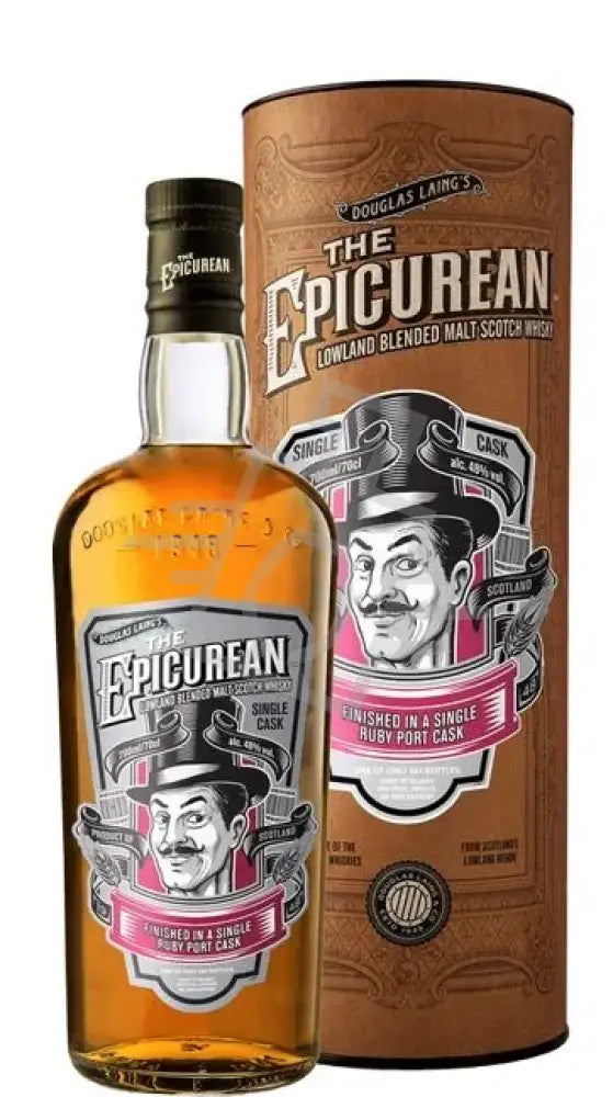 THE EPICUREAN Whisky 0,7l Ruby Port Cask Edition Lowland B.M. 48% DD.
