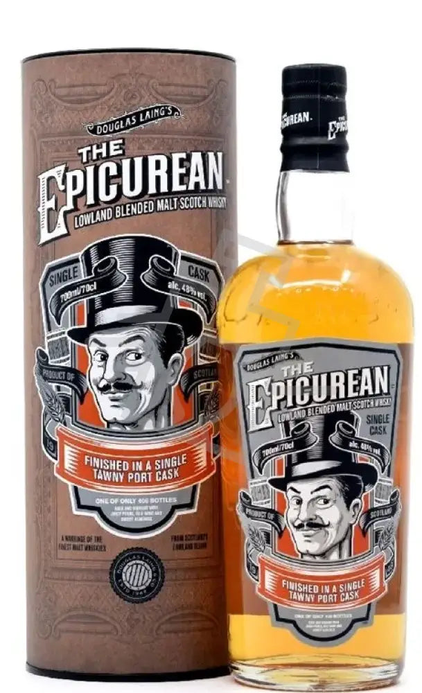 THE EPICUREAN Whisky 0,7l Tawny Port Cask Edition Lowland B.M. 48% DD.