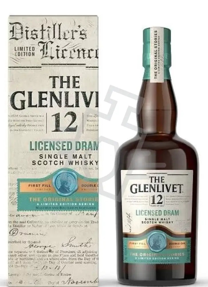 GLENLIVET Whisky 12y 0,7l Licensed Dram Limited Edition S.M.S. 48% DD.