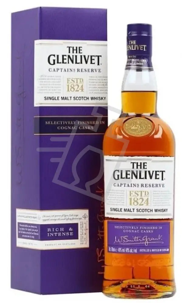 GLENLIVET Whisky Captains Reserve 0,7l Single Malt Scotch 40% DD.