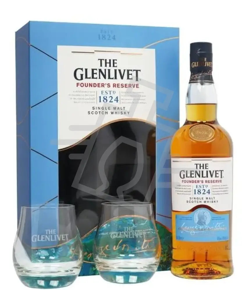 GLENLIVET Whisky Founders Reserve 0,7l Single Malt S.40% DD. +2 pohár