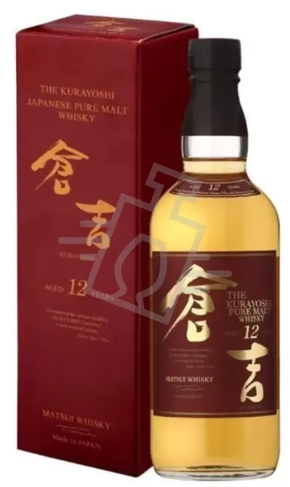 THE KURAYOSHI Whisky 12y 0,7l Japanese Pure Malt 43% DD. (Red)