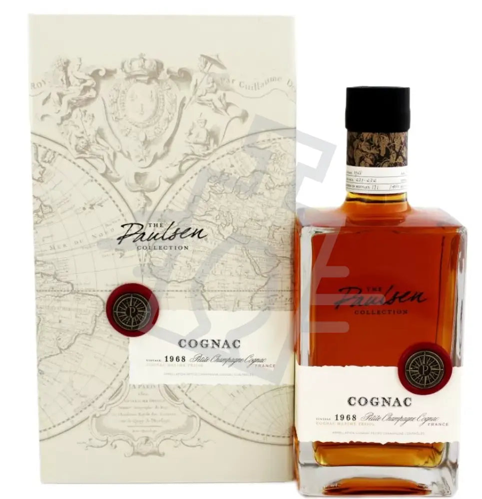 PAULSEN Konyak 0,7l Vintage 1968 Petite Champagne 40% DD.