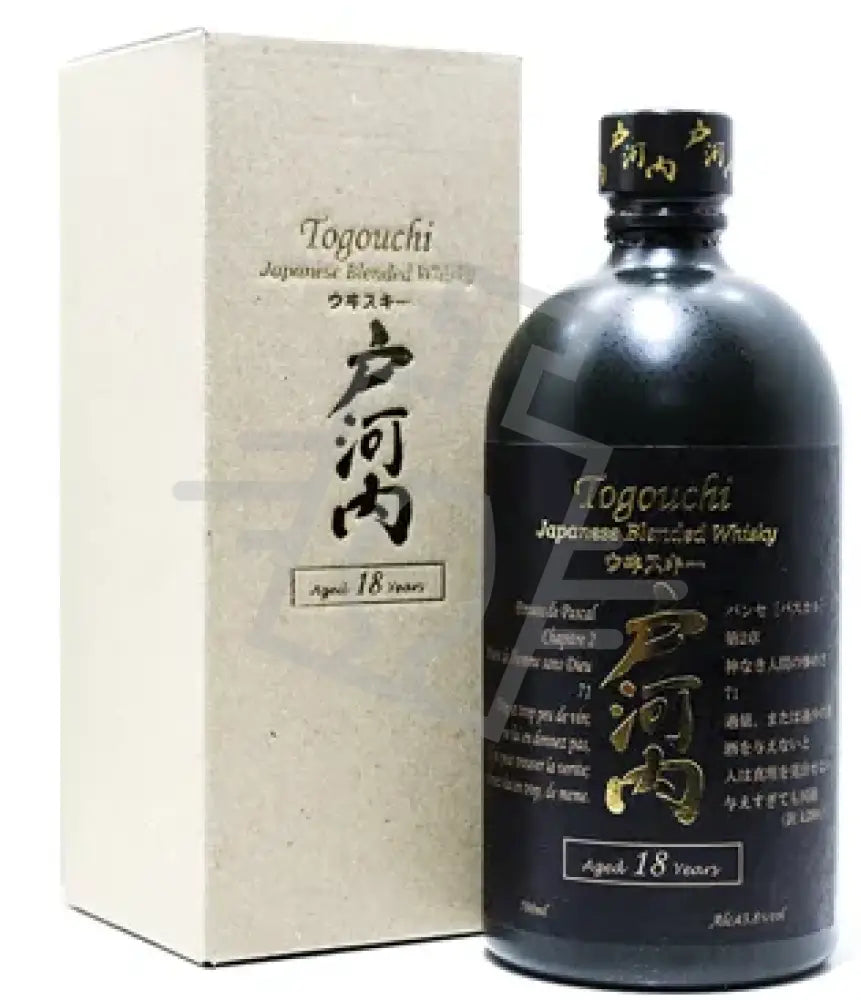TOGOUCHI Whisky 18y 0,7l Blended Malt & Grain 43,8% DD.