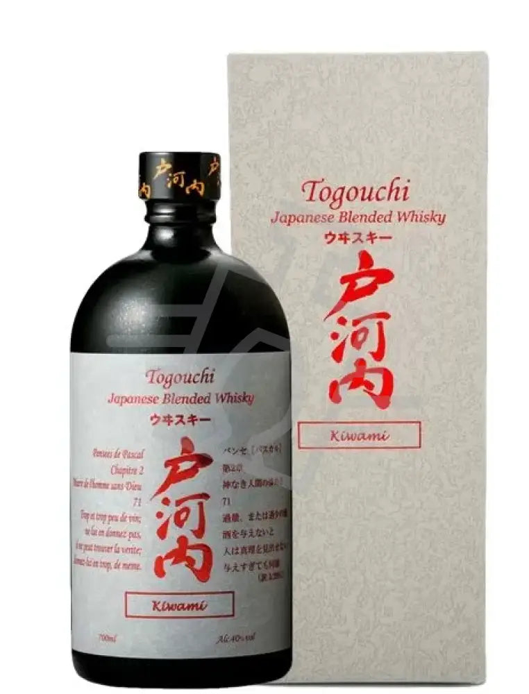 TOGOUCHI Whisky 0,7l Kiwami Japanese Blended Malt & Grain 40% DD.