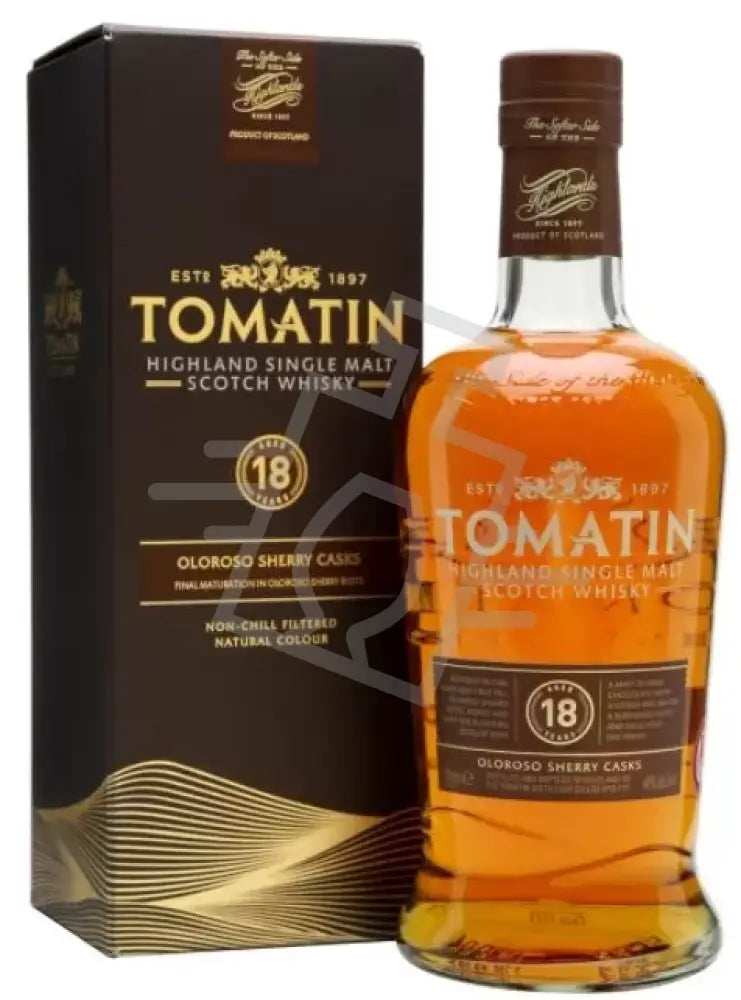 TOMATIN Whisky 18y 0,7l Oloroso Sherry Cask 46% DD.