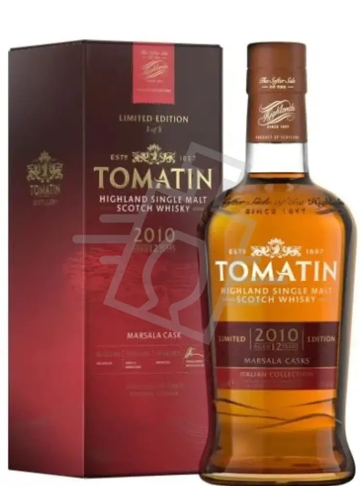 TOMATIN Whisky 12y 0,7l 2010 Edition Marsala Cask Lim.Ed. S.M.S 46% DD.
