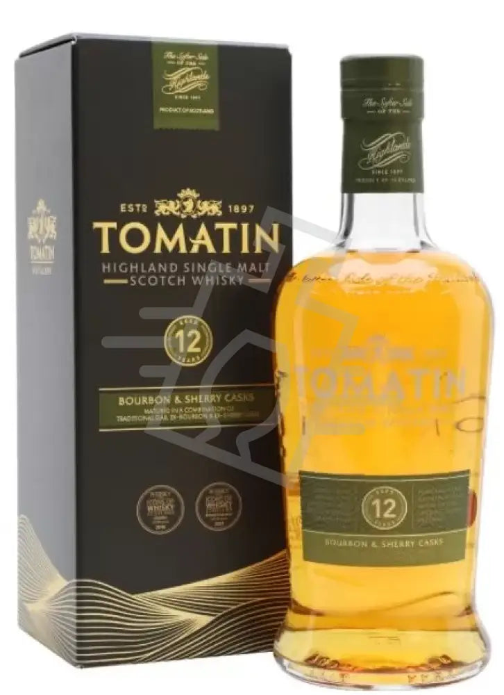 TOMATIN Whisky 12y 0,7l Bourbon & Sherry Casks 43% DD.