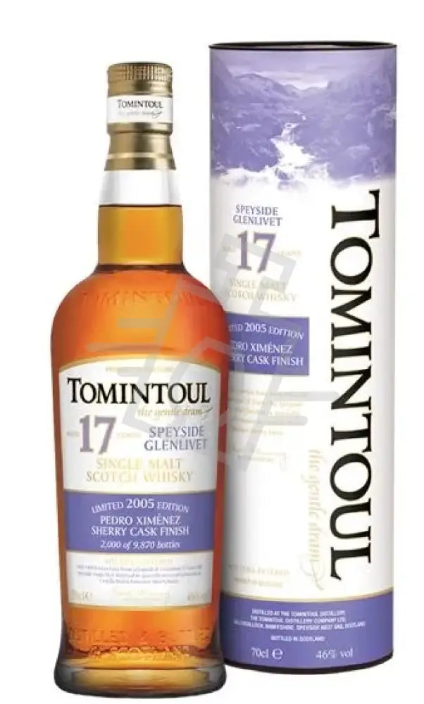 TOMINTOUL Whisky 17y 0,7l Lim.Ed. 2005 Pedro Ximénez Sherry Cask F. 46% DD