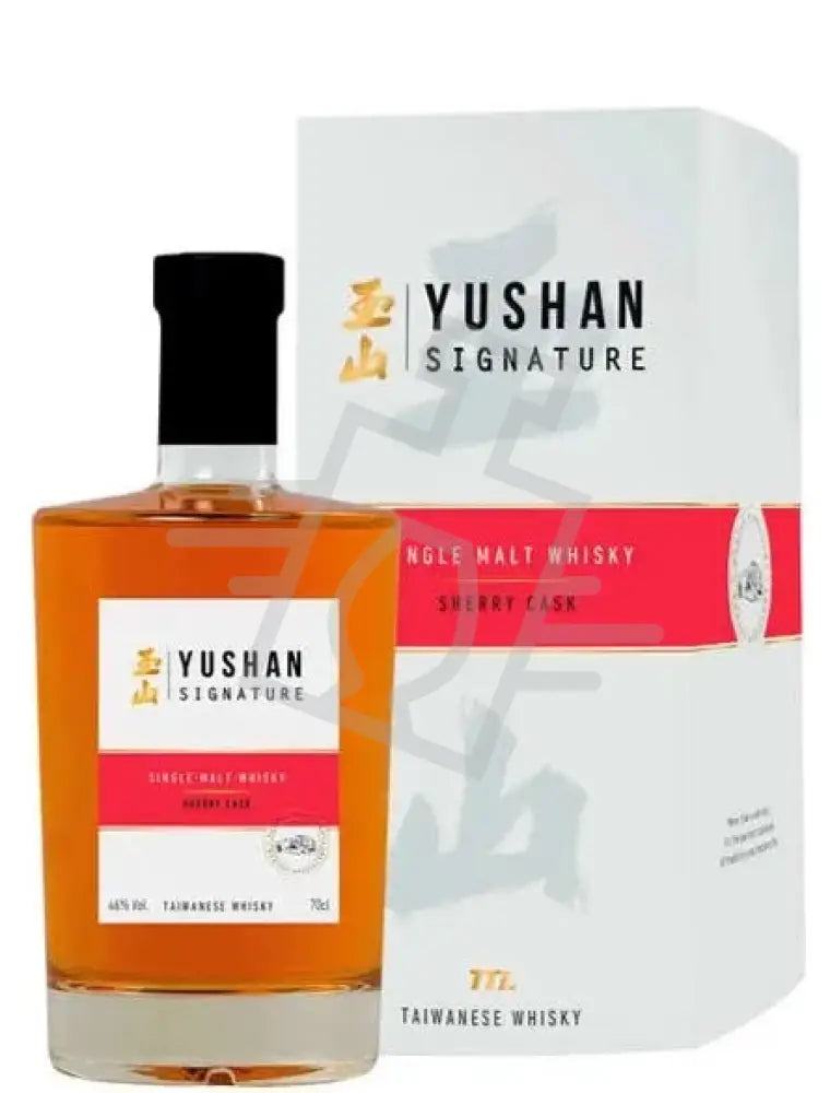 YUSHAN Whisky 0,7l Signature Sherry Cask Single Malt Taiwanese 46% DD.