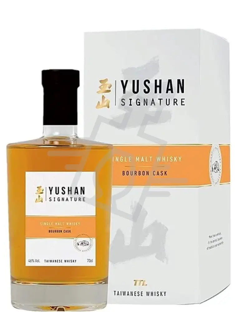 YUSHAN Whisky 0,7l Signature Bourbon Cask Single Malt Taiwanese 46% DD.
