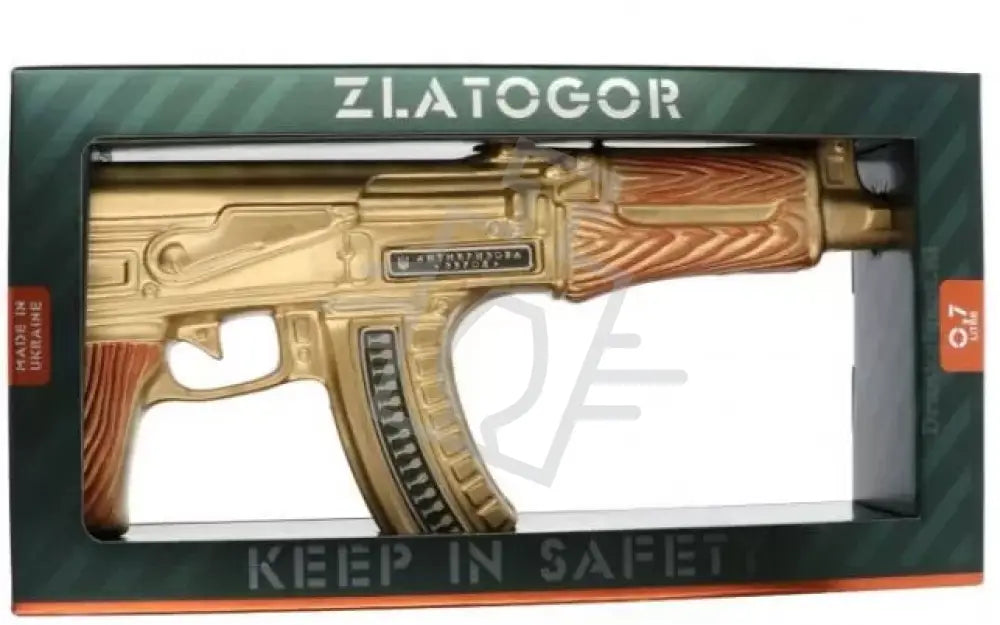ZLATOGOR Vodka 0,7l Legendary AK-47 Gold 40% DD.