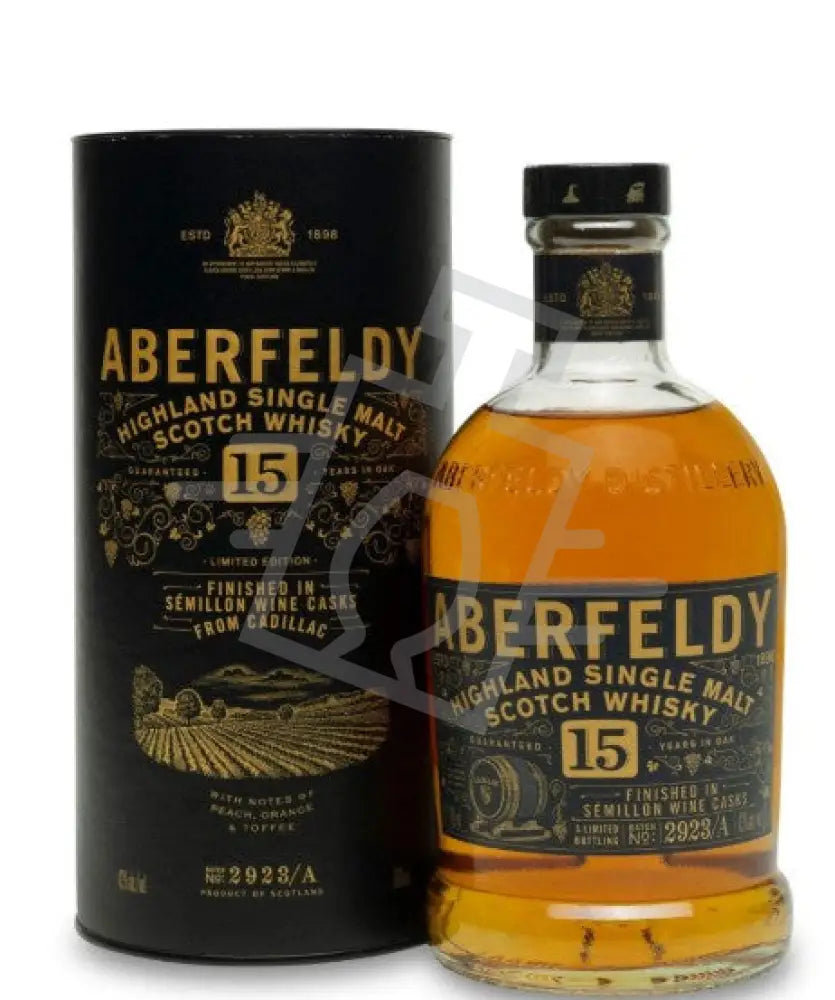 Aberfeldy 15 Years Cadillac Wine Cask Whisky DD. [0,7L|43% ] Whisky