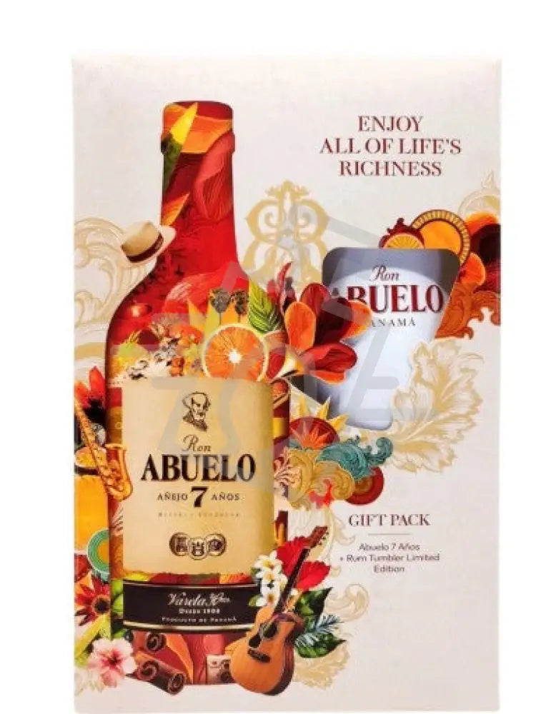 Abuelo 7 Years Anejo Rum DD. [0,7L|40% ] + pohár Rum