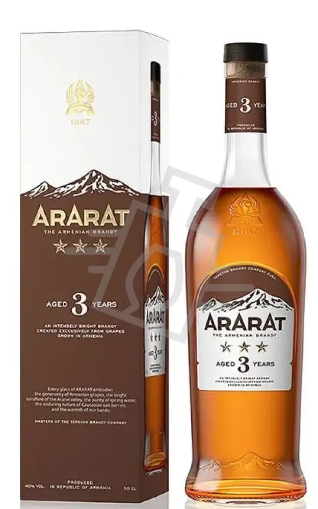 ARARAT Brandy  3y 0,7l 40% DD.