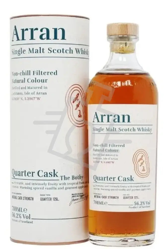 ARRAN Whisky 0,7l Quarter Cask The Bothy Natural Cask Strength 56,2% DD.
