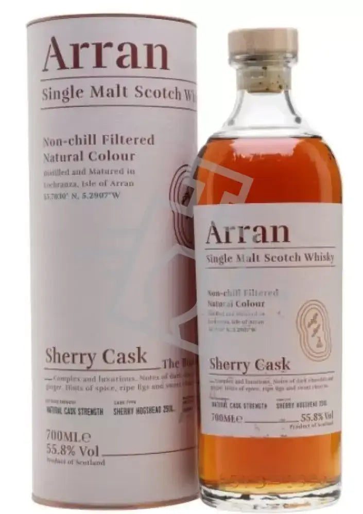 ARRAN Whisky 0,7l Sherry Cask The Bodega Natural Cask Strength 55,8% DD.